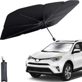 Car Sun Shade Windshield Cover | Umbrella Windshield Sun Shade for Car Front Window | Sun Protection & Heat Insulation Foldable Sun Shade | Full Cover Sun Shade for Most Vehicles GenzVybs
